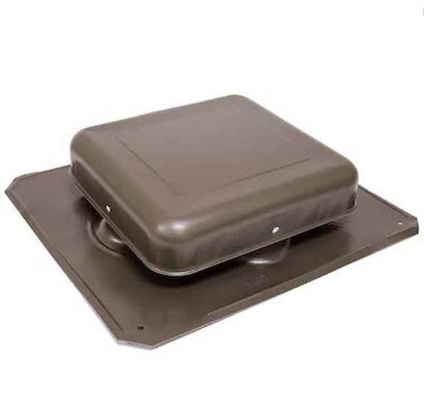 R50A ALUMINUM ROOF LOUVER WWOOD GAF WEATHERED WOOD